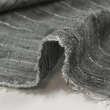 Chambray stripe Lurex Manon anthracite background