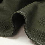 Velours côtelé de polycoton 1 mm kaki