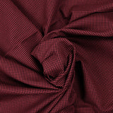 Coton tissé-teint à carreaux rouge et marine