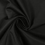 Polycoton satiné noir
