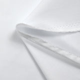 Coton uni blanc optique