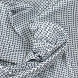 Coton imprimé capsule marine fond blanc