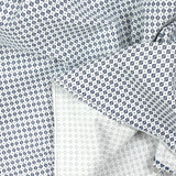 Coton imprimé capsule marine fond blanc