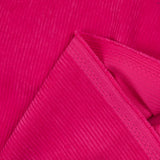 Velours côtelé polyester 2 mm fuchsia