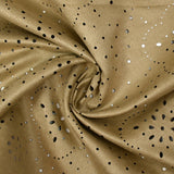 Suédine perforée trèfle beige