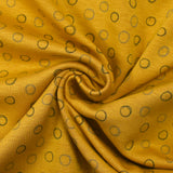 Sudadera con peluche lluvia de burbujas sobre fondo amarillo
