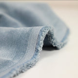 Velours côtelé polyester 1 mm bleu ciel