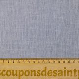 Coton tissé-teint rayé Baptiste bleu nuit et blanc