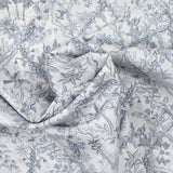 Coton liberty ® Tropical Toile gris au mètre