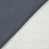 Sweat minkee épais Lurex bleu jeans