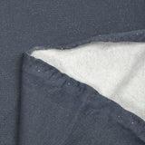 Sweat minkee épais Lurex bleu jeans