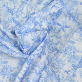 Coton liberty ® Tropical Toile bleu au mètre
