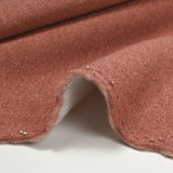 Thick minkee sweatshirt lurex brick