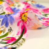 Pink Stella printed viscose
