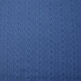 Léonie cable knitted knit in barbel blue