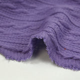 Leonie purple cable knit knit