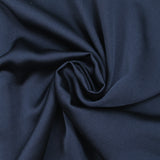 Crêpe satin polyester léger bleu marine