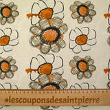 Antecedentes de beige de flower de algodón
