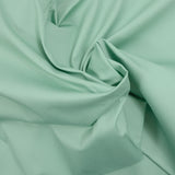 Satin de coton vert eucalyptus