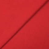 Crêpe jersey de polyester rouge fraise