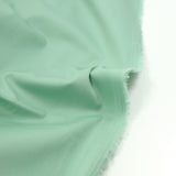 Satin de coton vert eucalyptus