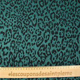 Crinkle Mousseline 100% Printed silk graou Duck blue background