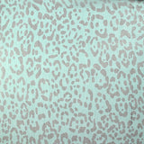 Crinkle Mousseline 100% Printed silk graou Duck blue background