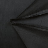 Velours de coton ras noir anthracite