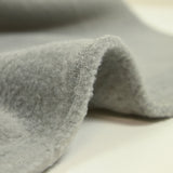 Grey fleece fabric