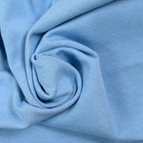 Maille polo coton envers jersey marine et ciel