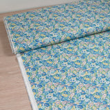 Coton liberty ® Leontyne Dream bleu au mètre