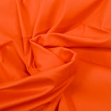 Popeline de coton satinée orange