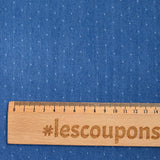 Tencel jeans pois bleu moyen