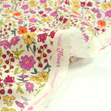 Cotton Vittoria Vittoria Vintage Flowers ECRU por medidor