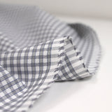 Popeline polycoton jacquard Aylan gris