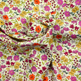 Cotton Vittoria Vittoria Vintage Flowers ECRU por medidor