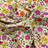 Cotton Vittoria Vittoria Vintage Flowers ECRU por medidor