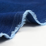 Tencel jeans uni marine