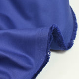 Gabardina de algodón azul