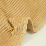 Velours 100% coton côtelé beige