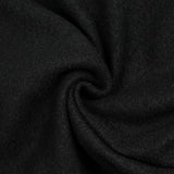 100% Laine bouillie noir