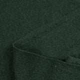 100% dark green boiled wool