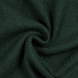 100% dark green boiled wool