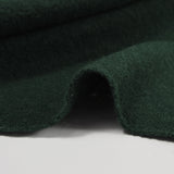100% dark green boiled wool