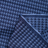 Jacquard polyviscose pied de poule marine