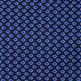 JACQUARD Polyviscose Gout d'Eau background navy