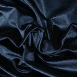 Midnight blue heat-bonded velvet jersey
