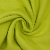 Molleton de coton flammé vert anis