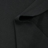Molleton de coton french terry noir