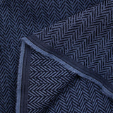 Jacquard polyviscose trait fond marine